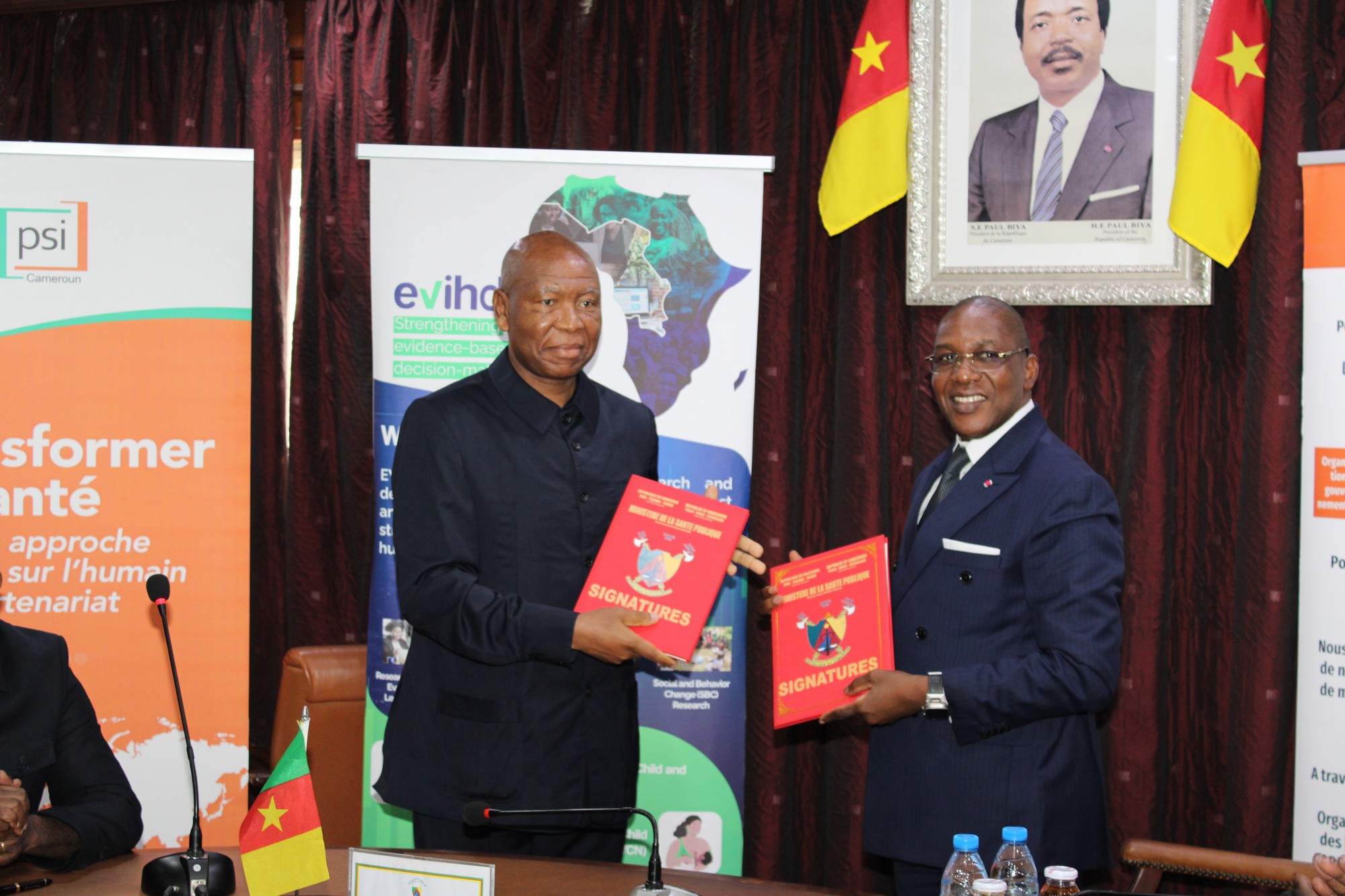 EVIHDAF et le Ministère de la Santé Publique du Cameroun signent une Convention-Cadre Stratégique. (2)