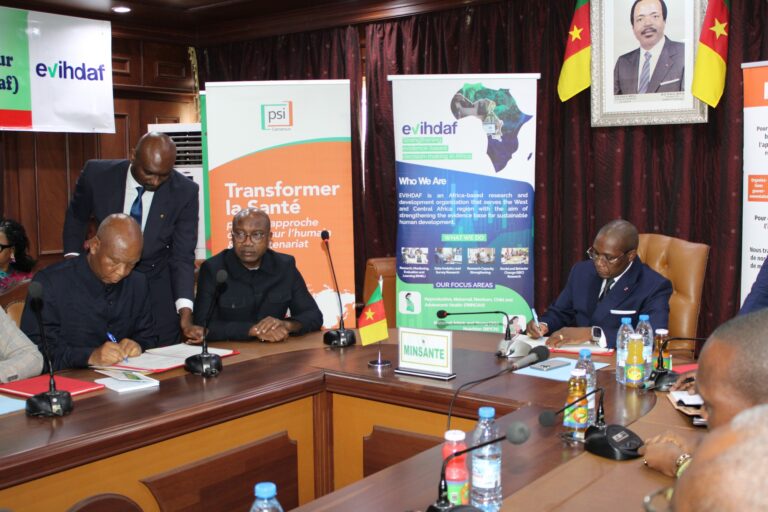 EVIHDAF et le Ministère de la Santé Publique du Cameroun signent une Convention-Cadre Stratégique. (3)